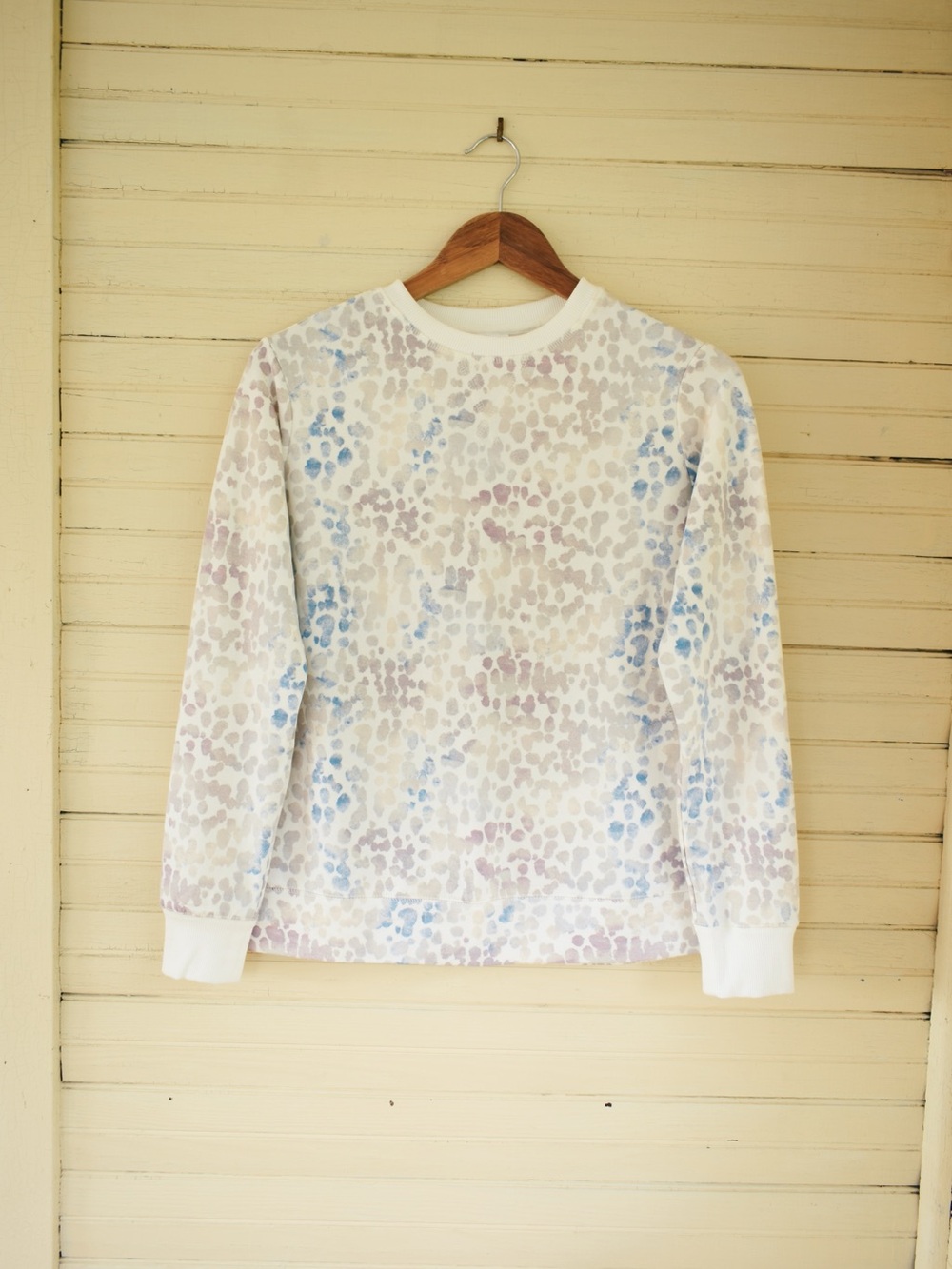stars above Pastel Leopard Crewneck Sweatshirt - NWT